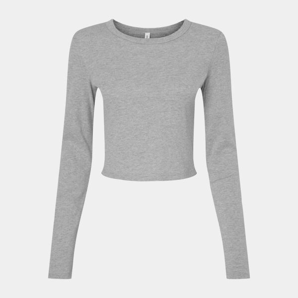 Women’s micro rib long sleeve baby t-shirt Thumbnail